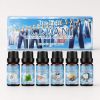 JUE FISH Scented Home Fragrance Essential Oil Set, 6 x 10 ml