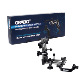 GRABO 90 Degree Seam Setter V2 Right Angle Jig, for Granite, Marble, Tile, Stone, Wood and Metal Corners