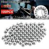 Xemussa 100pcs 6mm steel balls, iron balls, precision steel bearing balls, suitable for slingshots and bicycle bearings