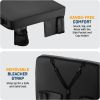Alpcour Portable Extra Thick Stadium Seat Cushion - 21x 15 Inch Bleacher Cushion with Side Pocket