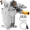 Pressure Washer Pump, 3/4" Shaft Horizontal, 3400 PSI, 2.5 GPM, Replacement Power Washer Pumps Kit, Parts Washer Pump, Compatible with Honda, Simpson